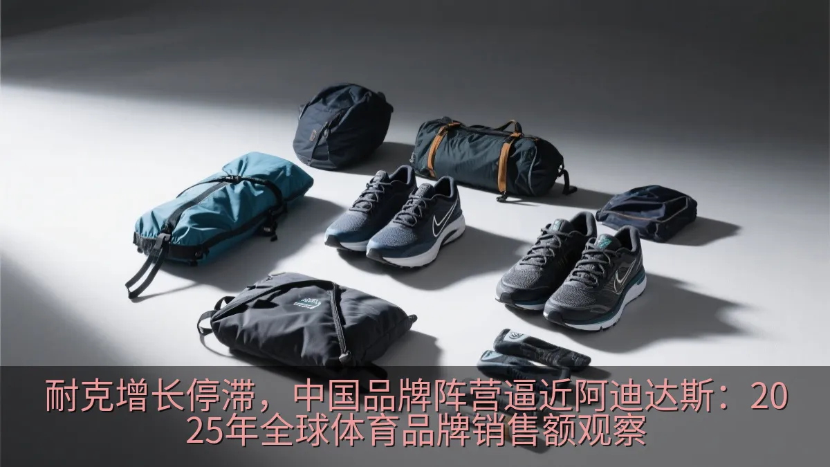 跑步与户外运动装备展示,象征高端运动消费增长