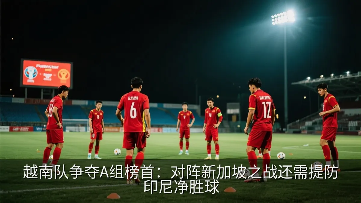 越南队争夺A组榜首：对阵新加坡之战还需提防印尼净胜球