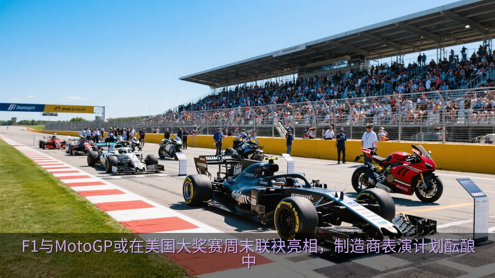 F1与MotoGP或在美国大奖赛周末联袂亮相，制造商表演计划酝酿中