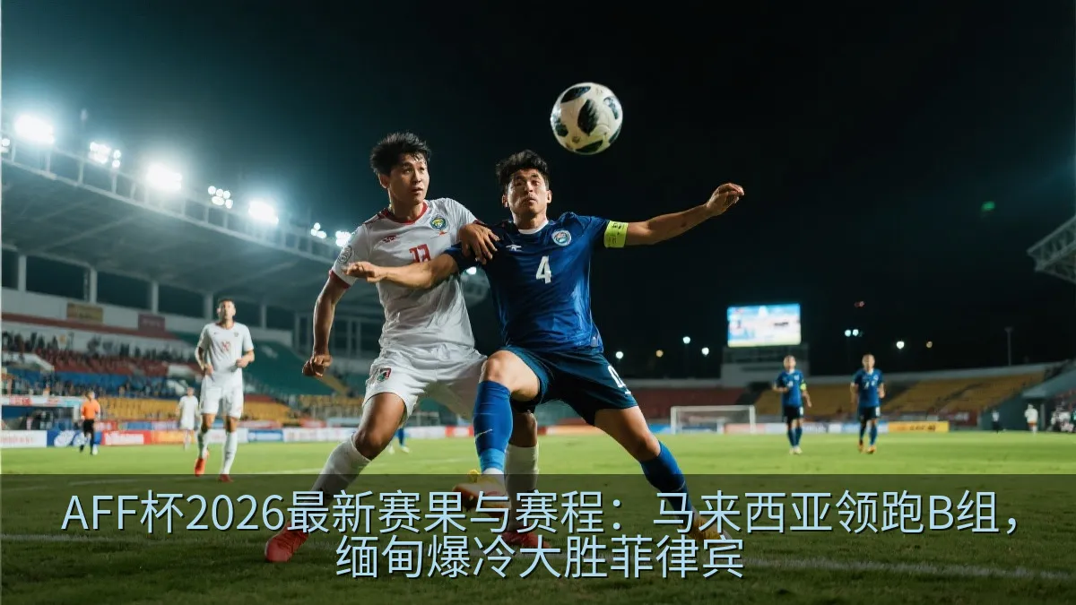 AFF杯2026最新赛果与赛程：马来西亚领跑B组，缅甸爆冷大胜菲律宾